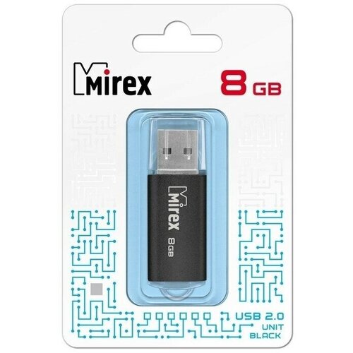 USB 8Gb MIREX Unit Black USB2.0 RTL