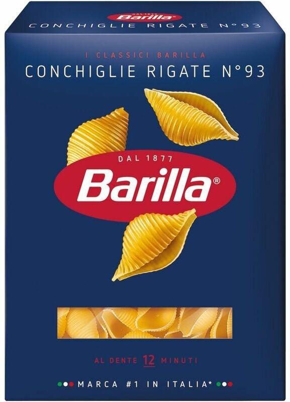 Макаронные изделия Barilla Conchiglie Rigate n.93