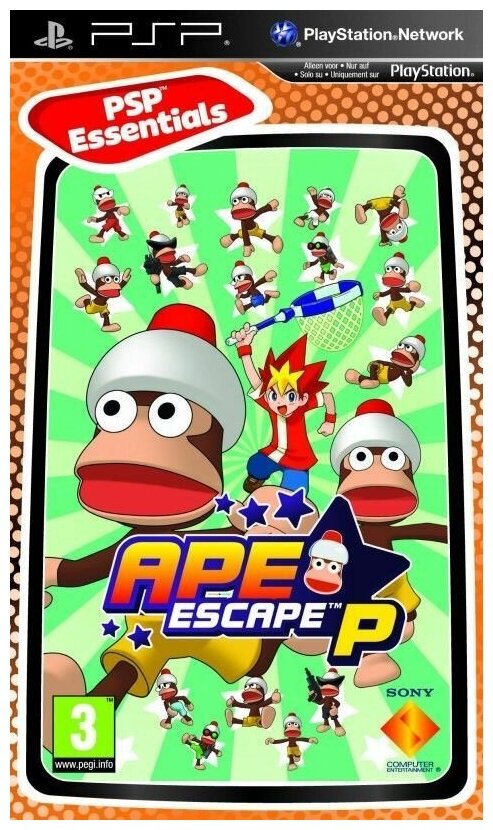 Ape Escape P (Essentials) Игра для PSP Медиа - фото №1