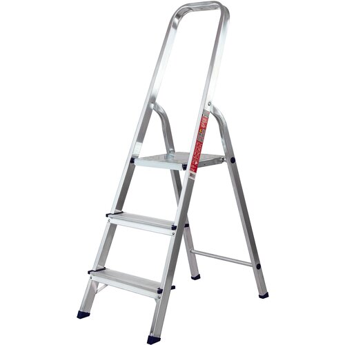Стремянка, 3 ступени, алюминиевая, Россия MTX 9771277