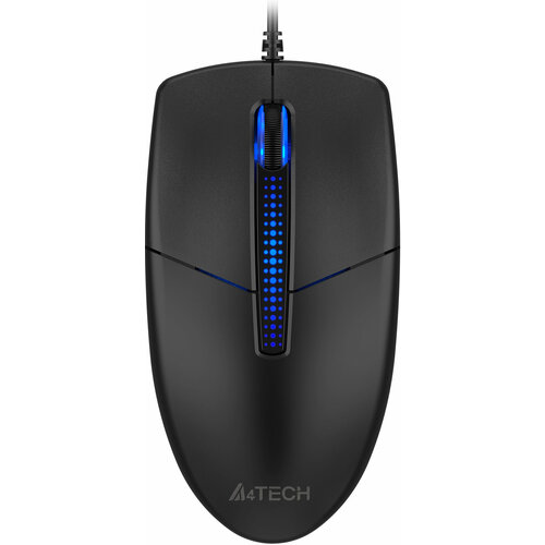 Мышь A4Tech N-530 черный оптическая 1200dpi USB 3but 92500₽