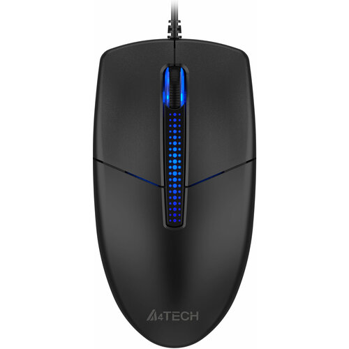 Мышь A4Tech N-530 черный оптическая (1200dpi) USB (3but) мышь acer omr130 черный оптическая 1200dpi беспроводная usb 3but