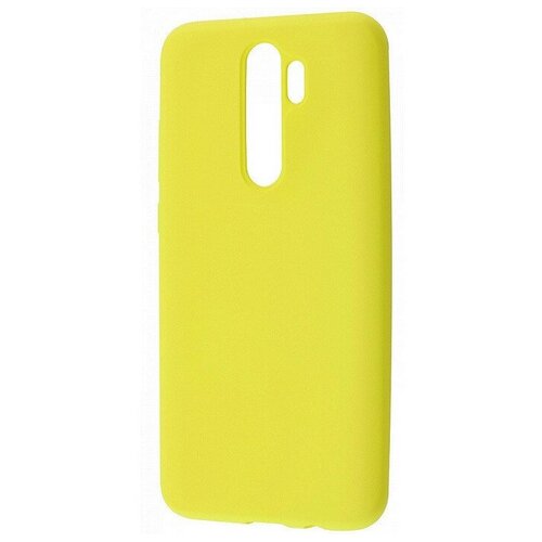 фото Силиконовый чехол для xiaomi redmi note 8 pro желтый bm case