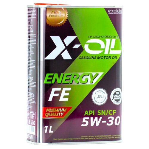 фото Моторное масло x-oil energy fe 5w-30 dexos1, 1 л