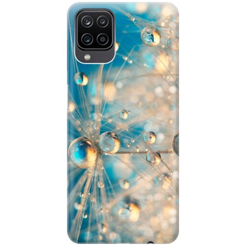 фото Re:pa накладка transparent для samsung galaxy a12 / m12 с принтом "одуванчик в капельках"