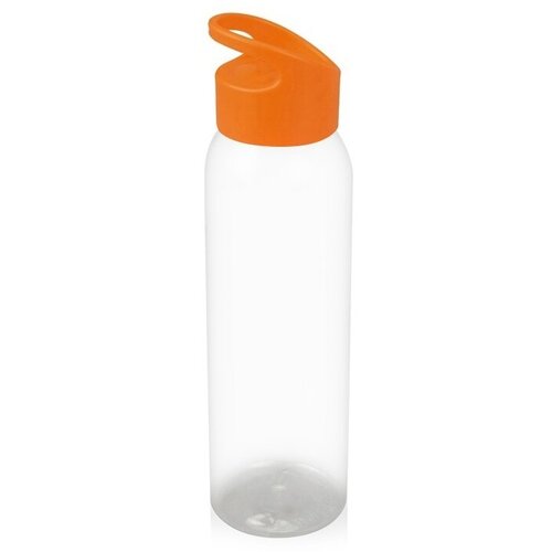 Бутылка для воды Plain 2 630 мл, прозрачный/оранжевый