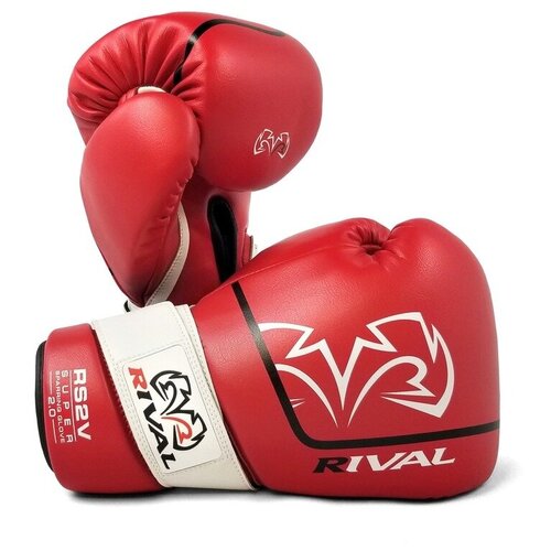 фото Перчатки боксерские rival rs2v super sparring gloves 2.0, 16 унций, красные