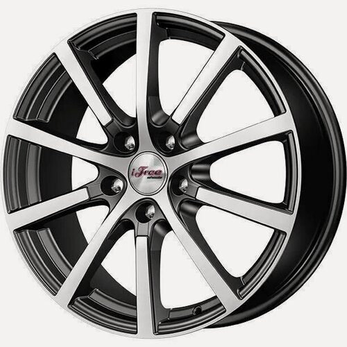 Изображение товара Диск колесный Big Byz (КС680-22) 7x17 ЕТ 37 5x114.3 66,6 Блэк Джек Арт.327822, арт.327822