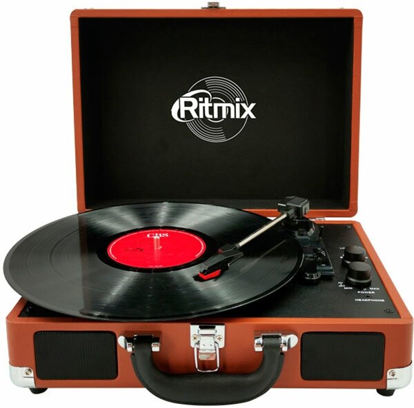 Проигрыватель виниловых дисков Ritmix LP-160B Brown