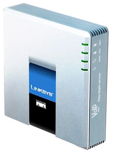 Голосовой шлюз VoIP Linksys SPA2102 2 FXS порта RJ-11 100 Мбит/сек