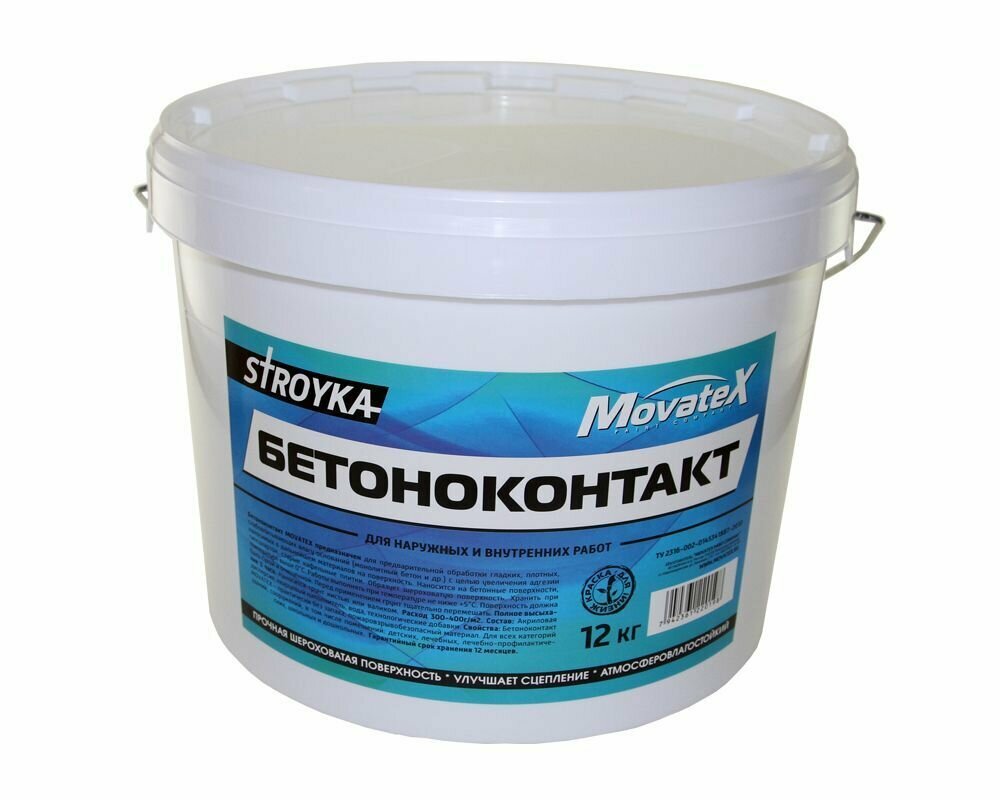 Бетонконтакт Movatex Stroyka 12 кг Т31702