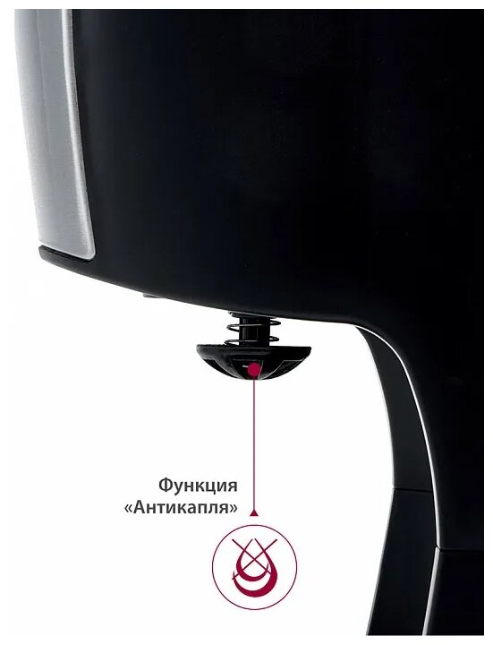 Кофеварка капельная Delta Lux DL-8161, 600Вт, 600мл, черная БИТ - фото №5