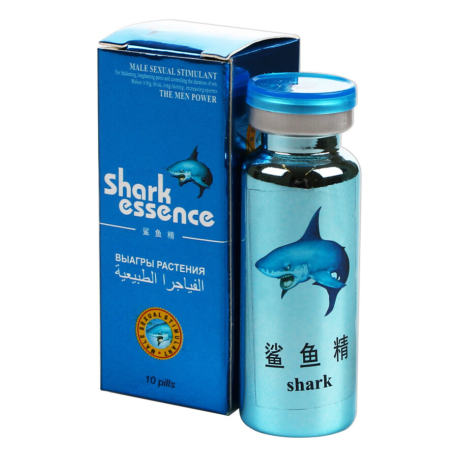 SHARK ESSENCE Акулий экстракт таблетки для потенции 10 шт.