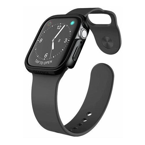 Чехол X-doria Defense Edge для Apple Watch Series 4 (40 мм, черный, металлический)