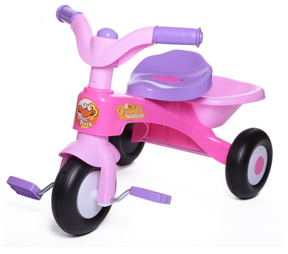 Велосипед трехколесный Tricycle Babycare, розовый