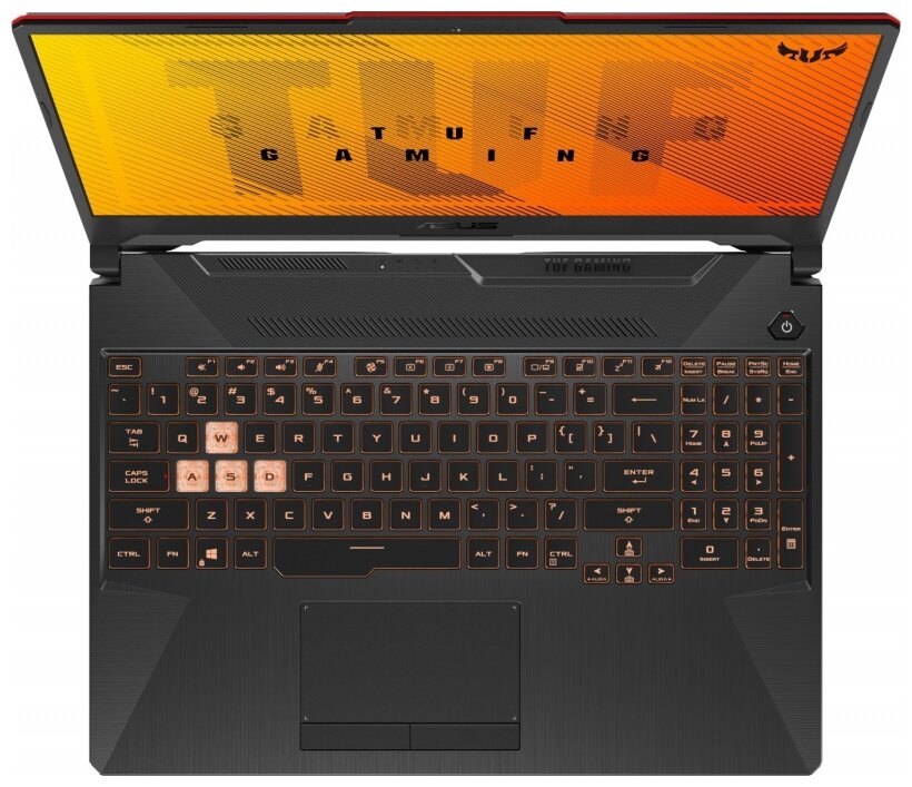 Ноутбук ASUS TUF Gaming F15 FX506LH-HN004T Intel Core i5 10300H1561920x10808GB512GB SSDNVIDIA GeForce GTX 1650 4GBWindows 10 Home 90NR03U2-M01720 черный