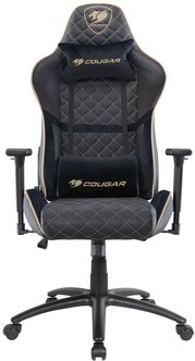 Компьютерное кресло COUGAR Armor ONE Royal игровое, обивка: искусственная кожа, цвет: черный — купить в интернет-магазине по низкой цене на Яндекс Маркете