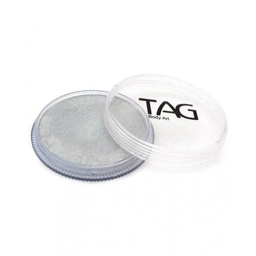 Аквагрим TAG перламутровый серебряный 32 гр (7610)
