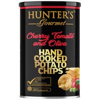 Чипсы картофельные Hunter s Gourmet (Помидор Черри и Олив) 150г, банка, 1шт