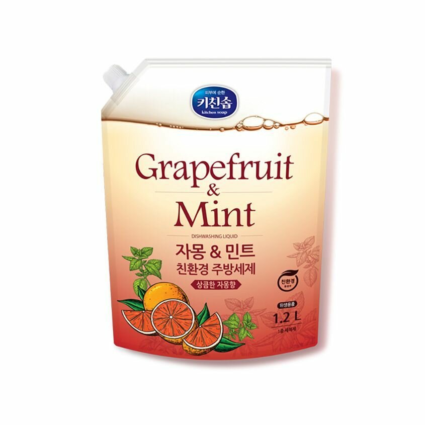 Средство для мытья посуды MUKUNGHWA Grapefruit & Mint 1,2 л
