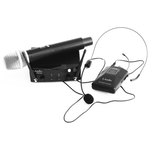 PRO2-MH Двухканальная радиосистема с ручным передатчиком и головным микрофоном, LAudio