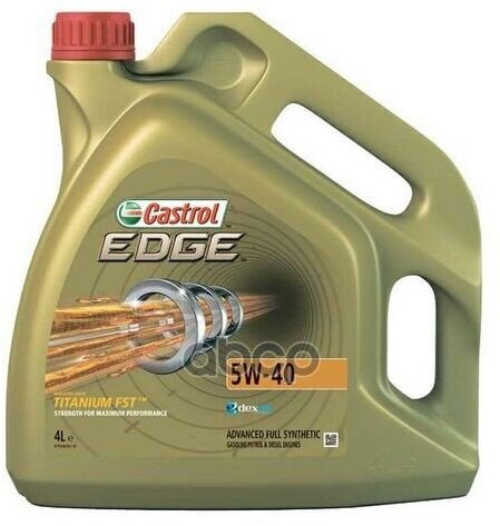 Castrol Масло Моторное Castrol Edge C3 5W-40 Синтетическое 4 Л 15Eafe