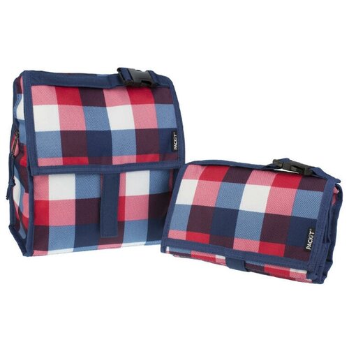 Сумка холодильник PACKiT Lunch Bag 4,5л (цвет Buffalo Check) термосумка packit mini lunch bag 2л