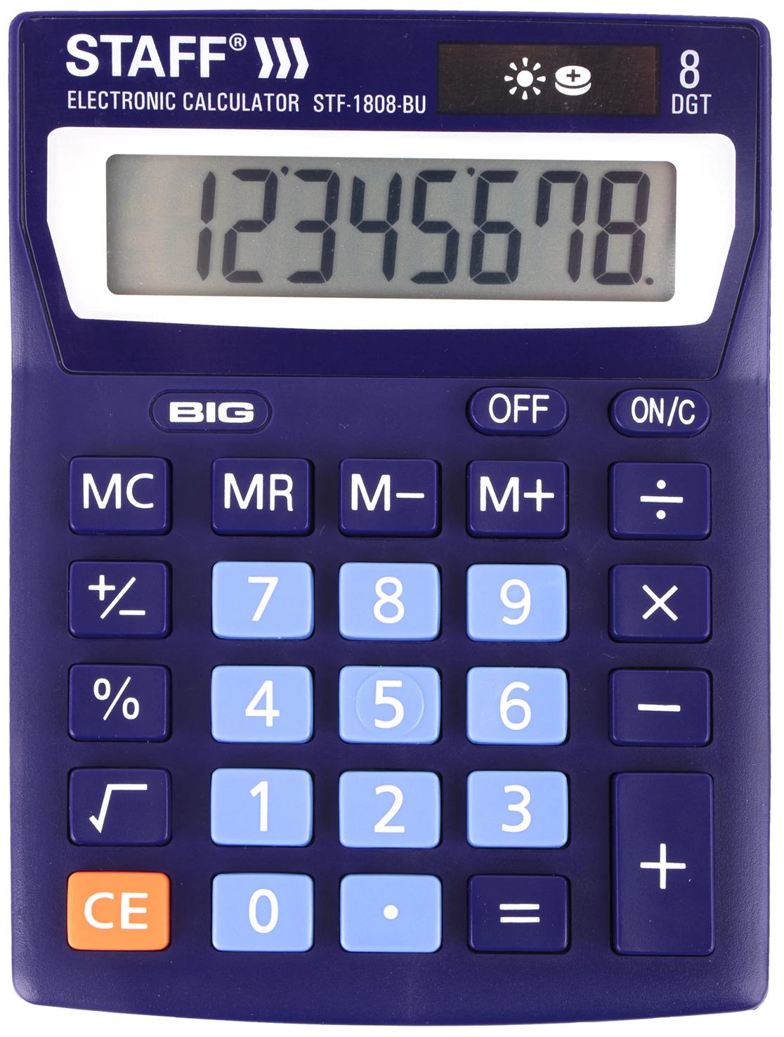 Калькулятор настольный STAFF STF-1808