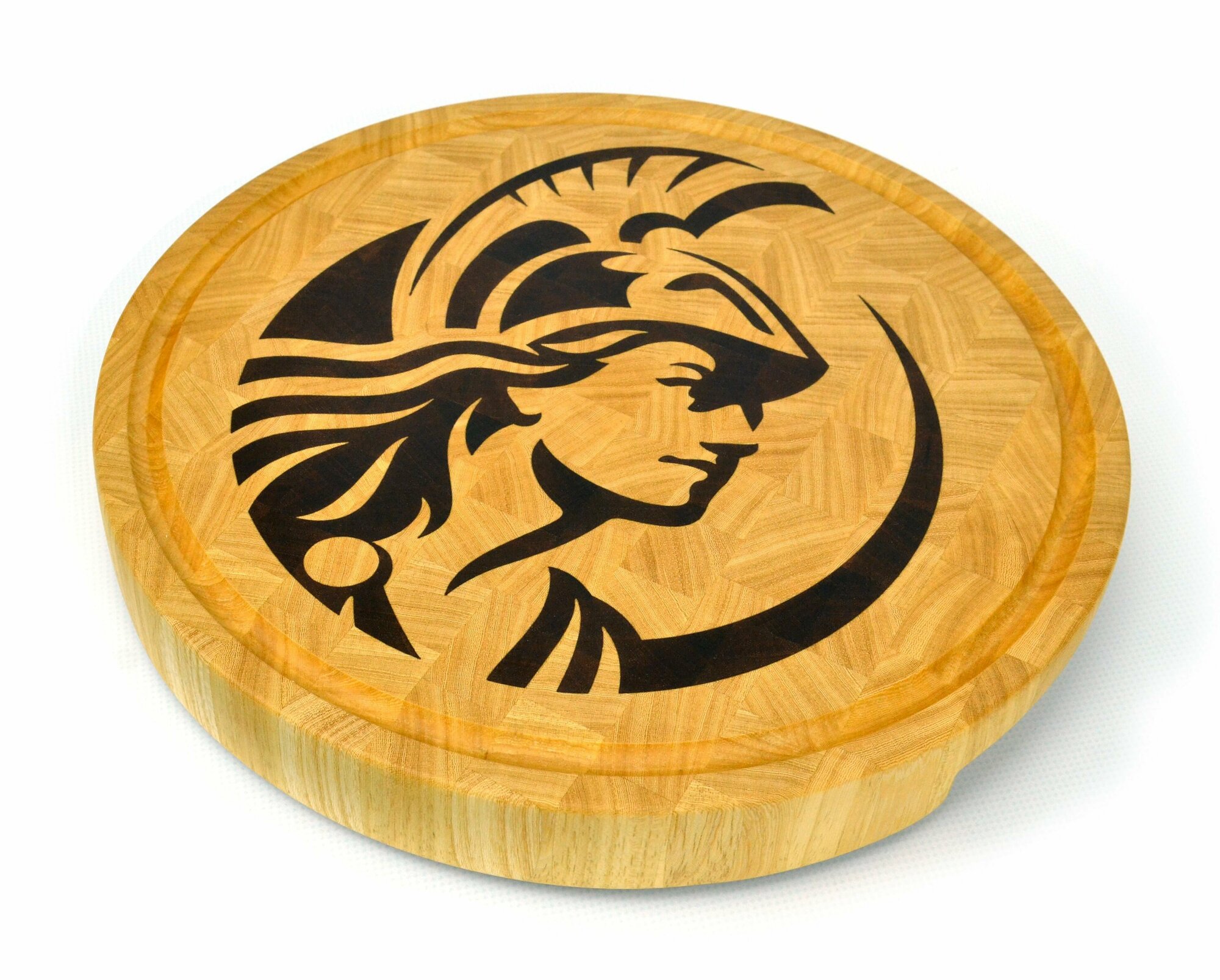 Доска Wooden Plate "Легионер", кото/сапеле, красное дерево, 29 см