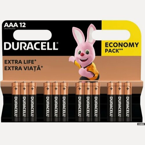 Изображение товара Элемент питания Duracell Basic LR03-12BL AAA бл 12