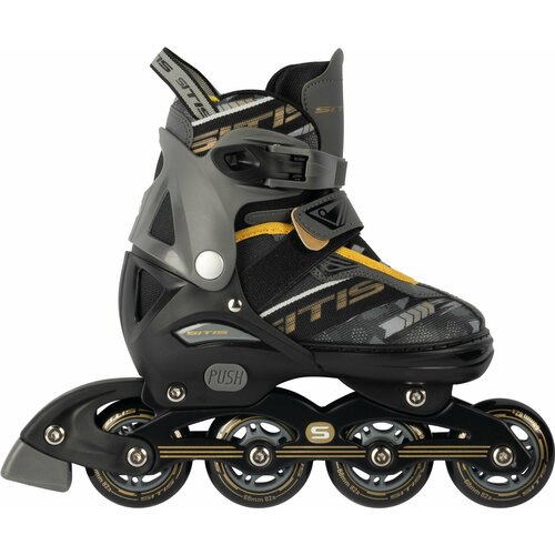 Ролики SITIS Young Black-Gold, 35-38