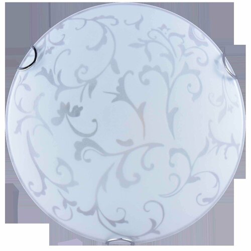 Светильник настенно-потолочный Кружево 1 лампа 3 м цвет белый 1596₽