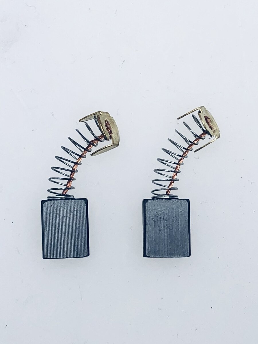 фото Щетки угольные для Stern AG 180A 2000 Вт 8х12х15 пружина пятак-уши(2шт.) (№513) №640