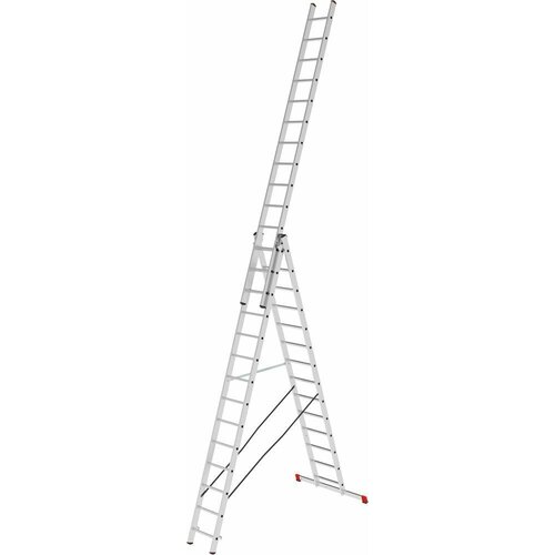 Лестница Трёхсекционная Новая Высота Nv 2230 Артикул 2230314 уличная лестница медиум 4 ступени из дпк приставная на металлокаркасе 68х100х122 см цельносварная