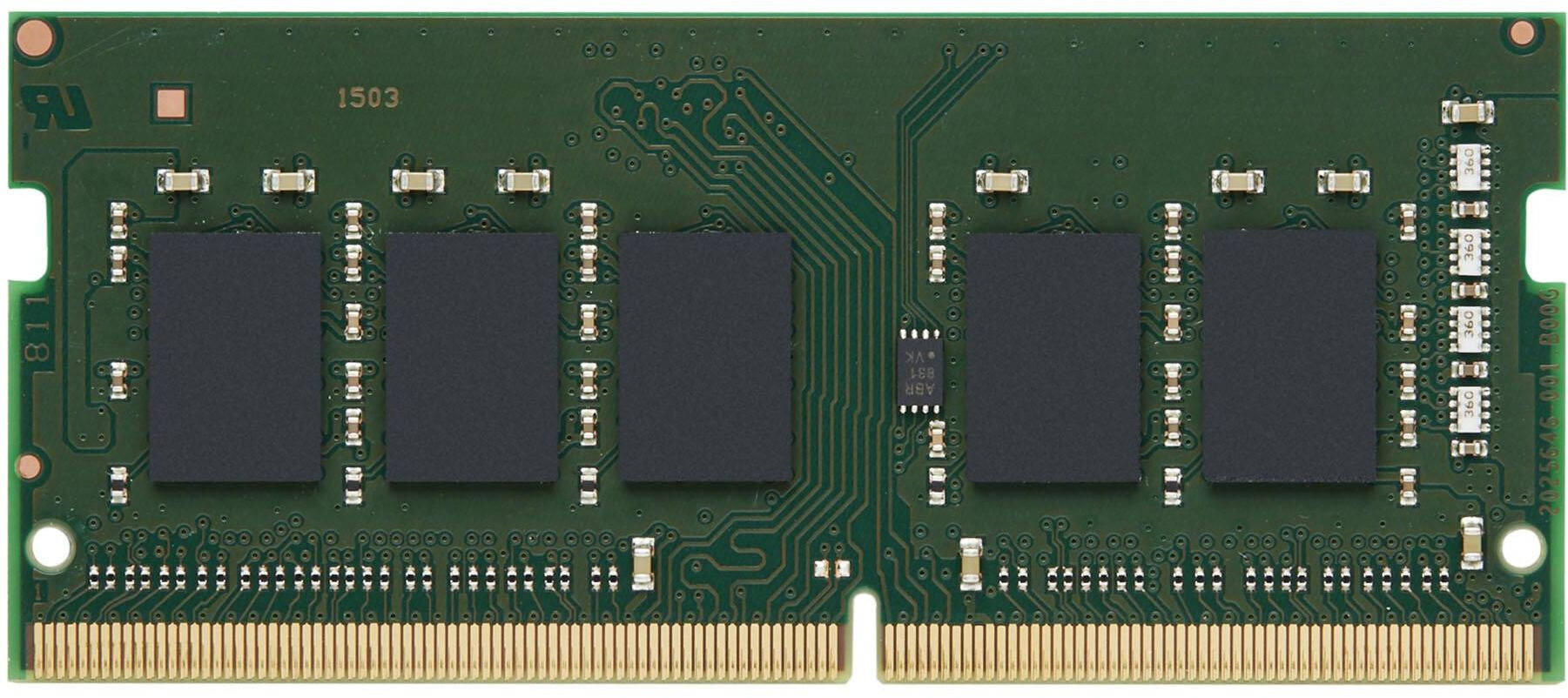 Модуль памяти Kingston Server Premier Server Memory KSM32SES8/8HD 8GB DDR4 3200 SODIMM ECC, Unbuffered, CL22, 1.2V 2