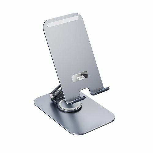 Подставка для телефона или планшета Hoco PH50 Plus Ivey dual axis rotating metal tablet desktop holder черная