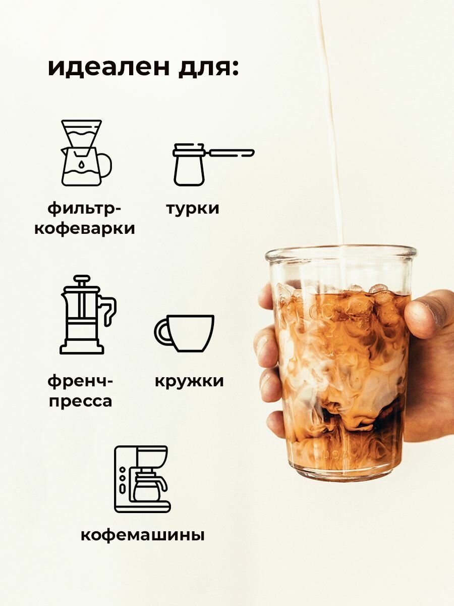 Кофе молотый Tris Caffe 500 г (250 гр х 2), жареный