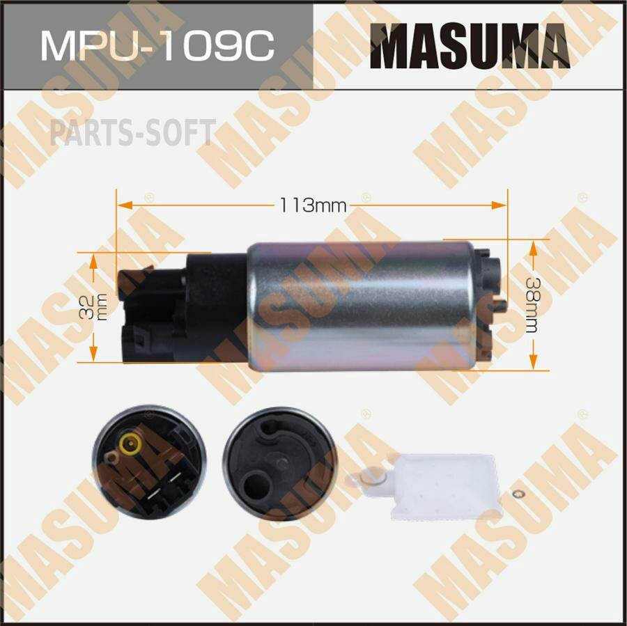 MASUMA MPU-109C Насос топливный TOYOTA 4RUNNER MASUMA MPU-109C