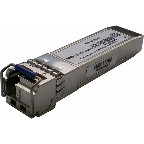 Трансивер модуль SFP, WDM, 1.25Gbps, DDM, TX/RX 1490/1550nm, 80km, LC