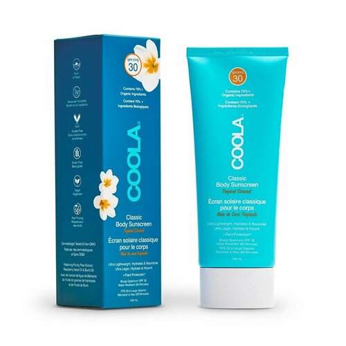 Coola, Солнцезащитный лосьон для тела Classic SPF 30 Body Lotion Tropical Coconut 148 ml