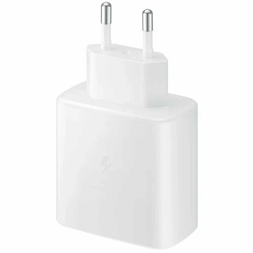 Сетевое зарядное устройство Samsung EP-TA800NBEGRU, USB Type-C, 3 А, без кабеля, Белый samsung 25w pd adapter black