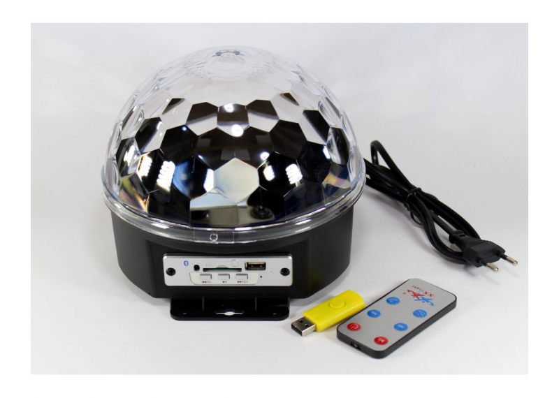 фото Светодиодный Диско-шар (дискошар) LED RGB Magic Ball Light BlueTooth (с MP3-плеером и ПДУ)