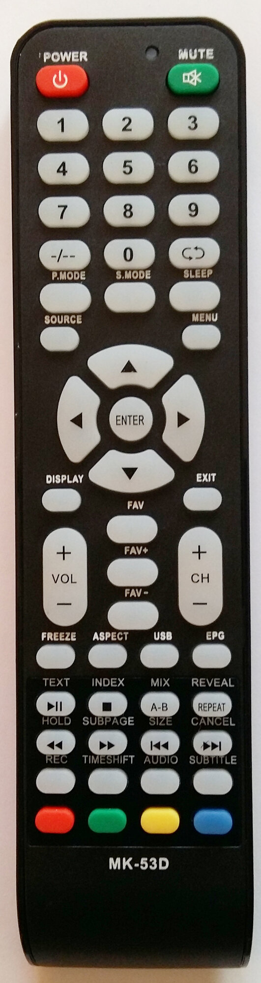 Пульт Huayu для телевизора ERISSON MK-53D