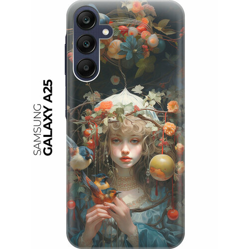 фото Силиконовый чехол на samsung galaxy a25 / самсунг а25 с рисунком "бестия окаянная" bestluck