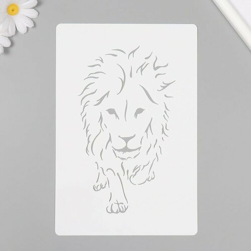 SUI Трафарет пластиковый Лев16х24 см 411₽