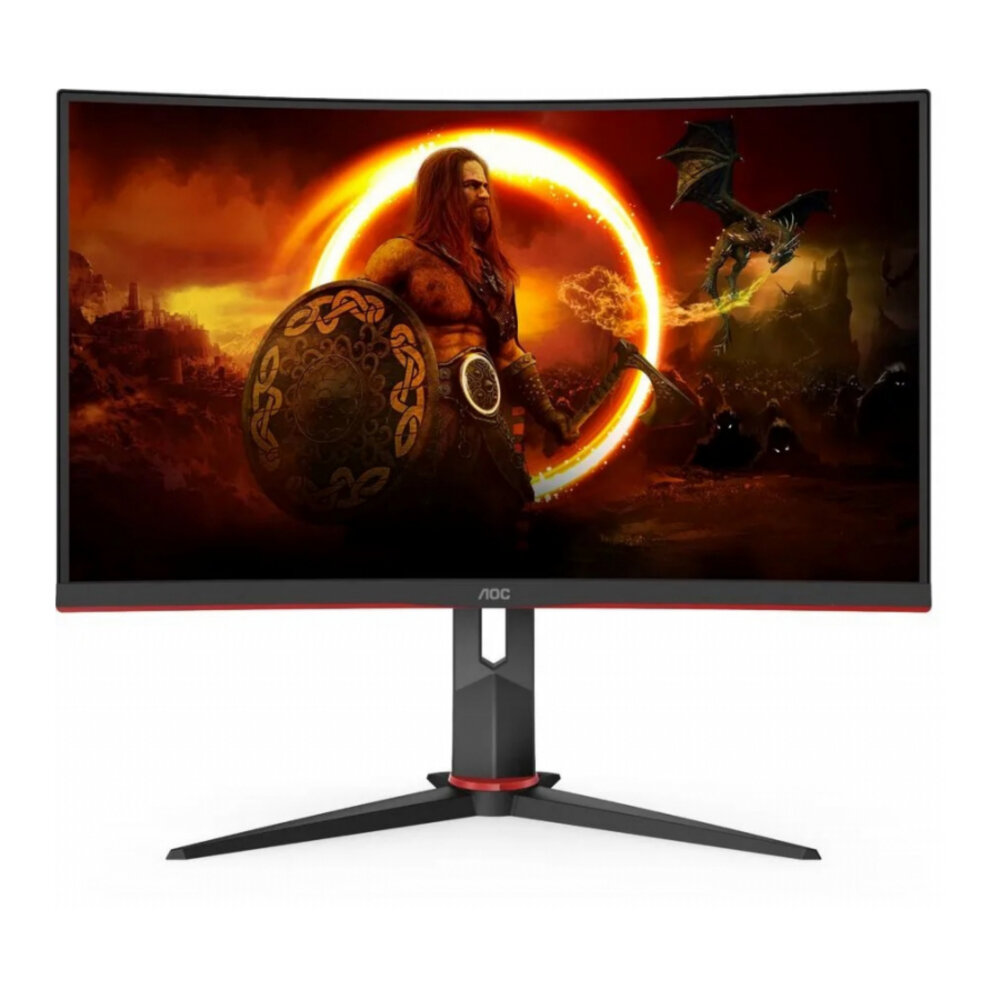 Монитор 27" AOC Q27G2U black/red (VA 2560x1440 16:9 250 cd/m² 3000:1 (80M:1) 1ms 144Hz HAS 2xHDMI DP) (Q27G2U)