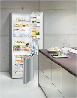 Двухкамерный холодильник Liebherr CUele 2831-26 001 серебристый - фотография № 20