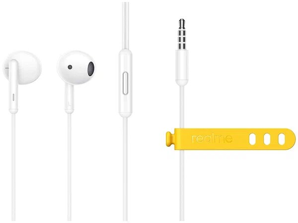 Наушники realme Buds Classic, mini jack 3.5 mm, white