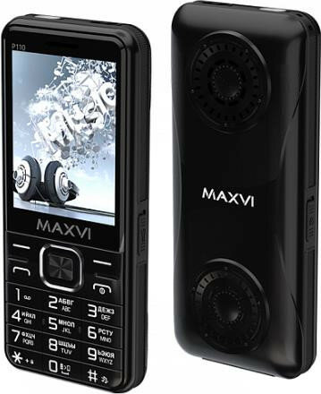 Телефон мобильный (MAXVI Р110 Black)