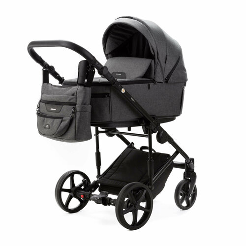 Универсальная детская коляска Adamex Zico NEW TIP ZN-TK57 2в1 (Темно-серый)